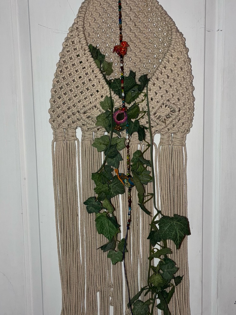 Macramé Wall Hanging with Fringe